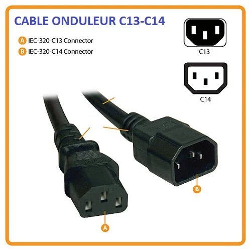 Câble Onduleur C13-C14