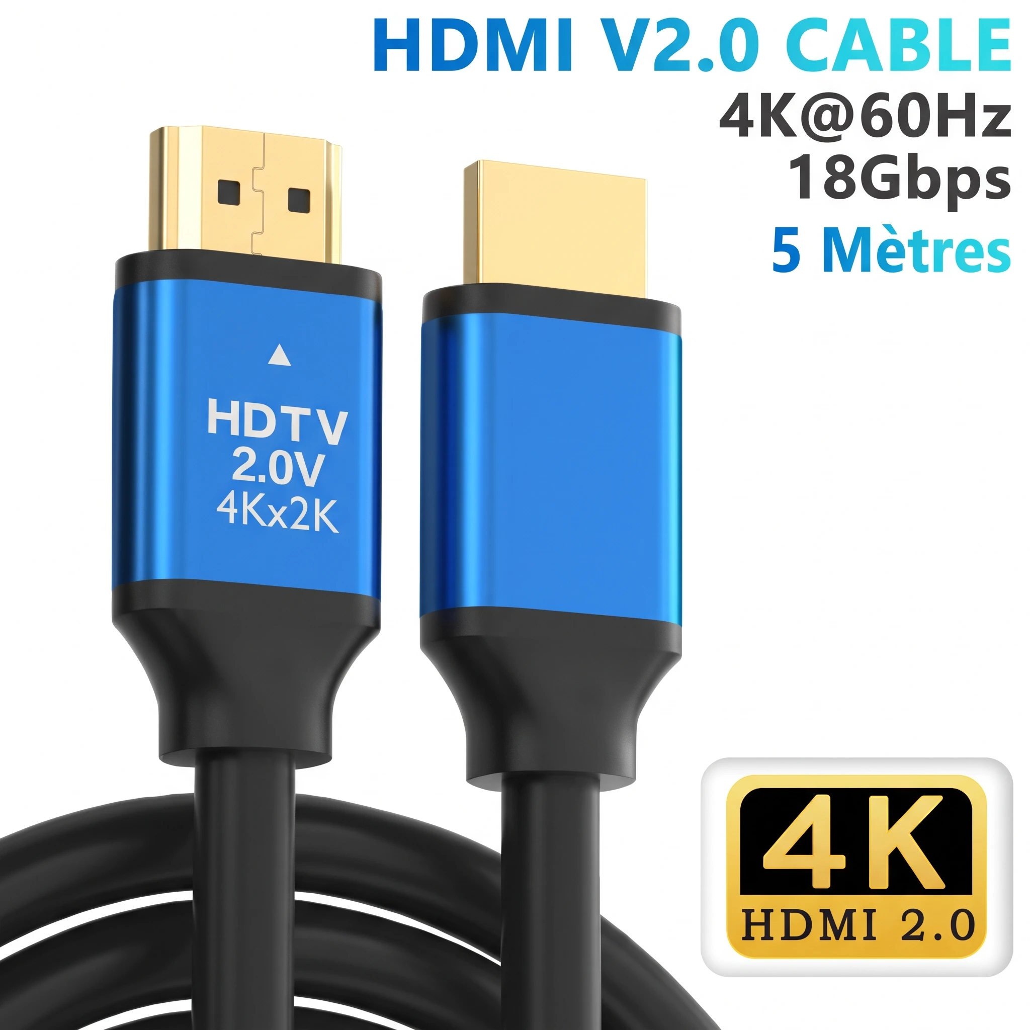 WDLink Câble HDMI 4K 5M