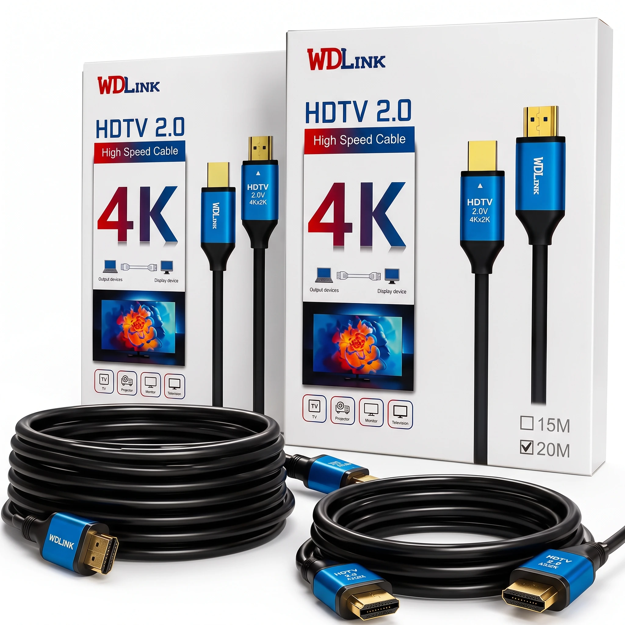 WDLink Câble HDMI 4K 20M