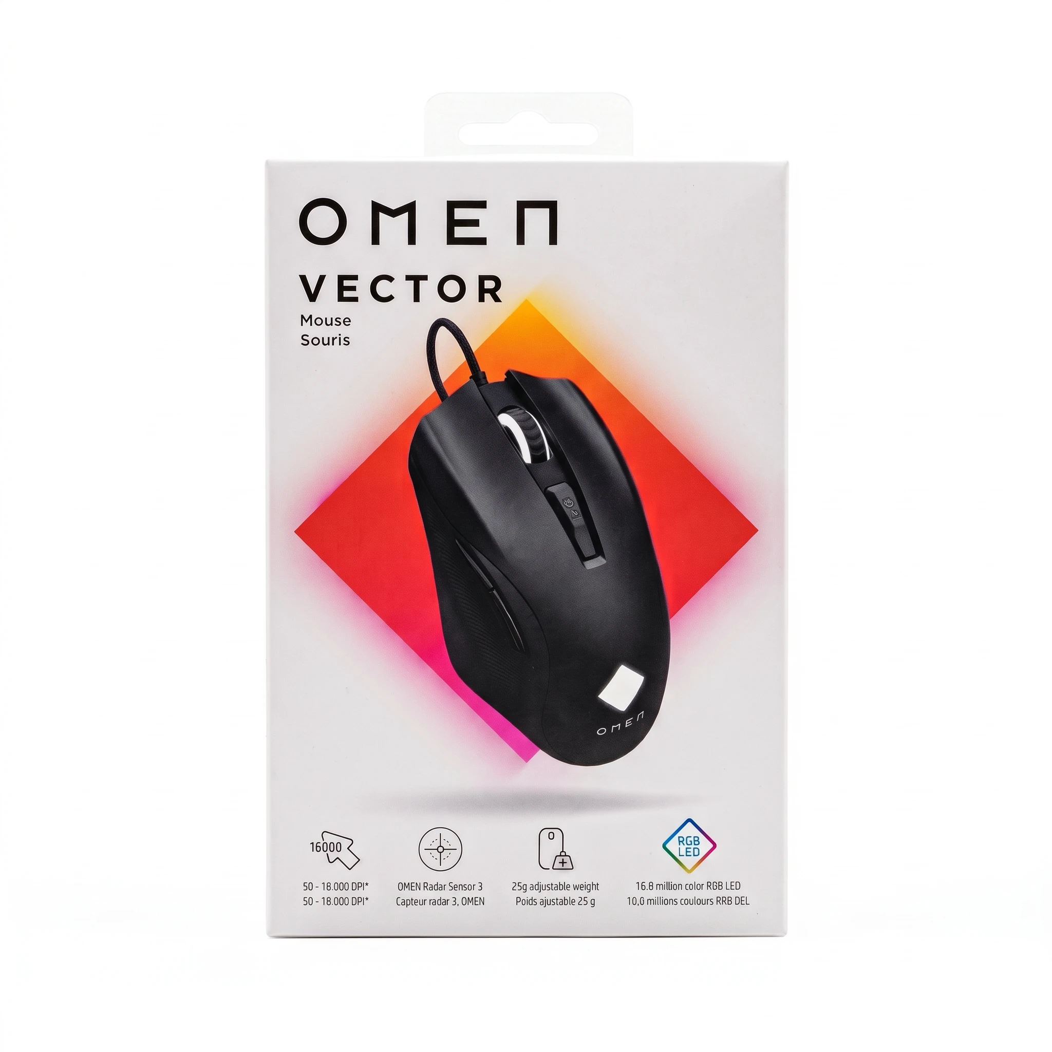 HP Souris de jeu filaire OMEN Vector 8BC53AA