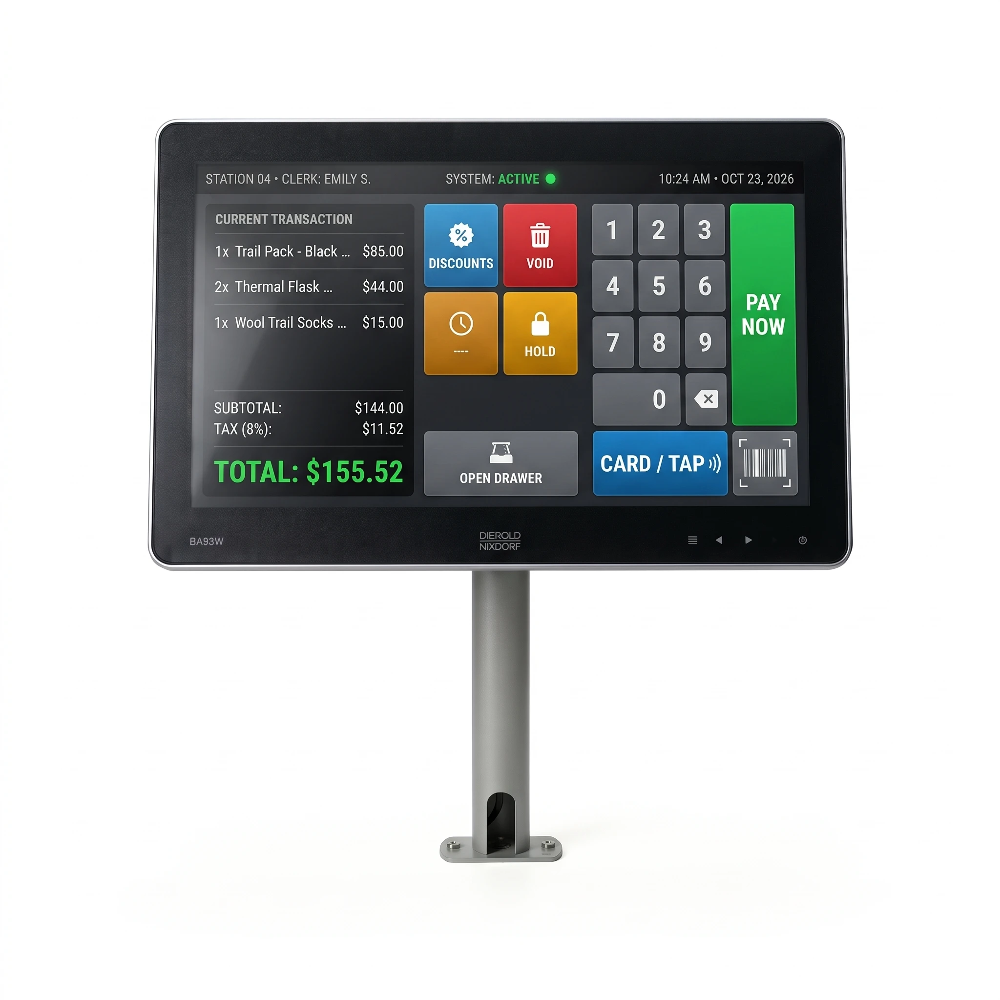 Wincor Écran Tactil Nixdorf BA93W 15"